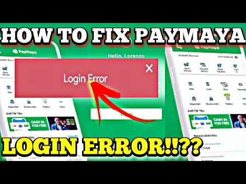 How To Fixed PayMaya Login Error....(Easy Step)