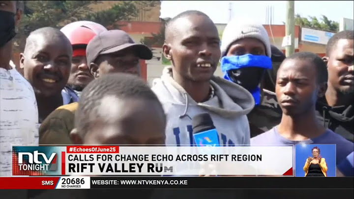 Rift Valley: Police clash with protesters during anniversary of 2024 Anti-Finance bill protests