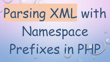 Parsing XML with Namespace Prefixes in PHP
