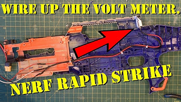 Wire up a Volt meter for a Lipo to the Nerf Rapid Strike