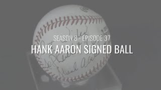 Hank Aaron's autographed ball from his meeting with President Reagan – Monday Minute