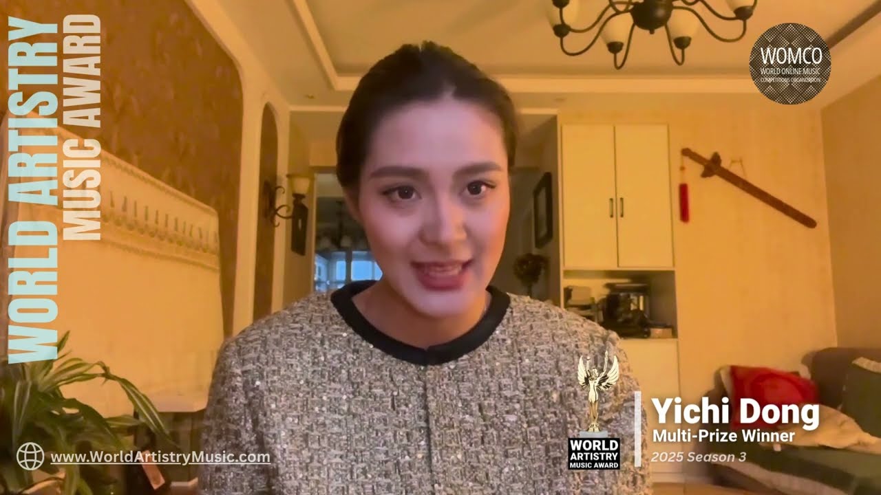 Winner's Speech | Yichi Dong | World Artistry Music Award 2025