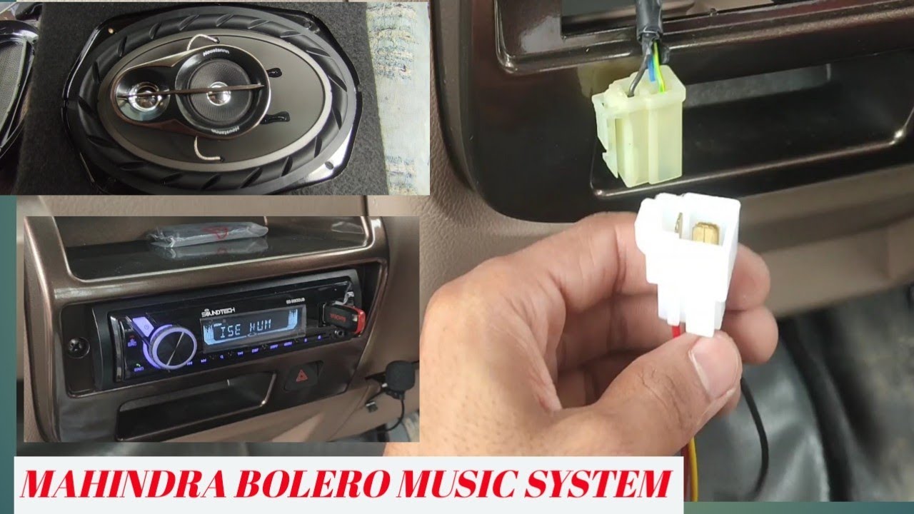 MAHINDRA Bolero Music System installation. Mahindra Bolero Camper Music