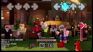 Week 1 Of Friday Night Funkin Bedrock Edition Vs Steve