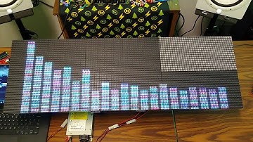 Beaglebone LED Matrix Audio Spectrgrom