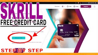 ✅ How To Get A Free Skrill Virtual Credit Card 🔴