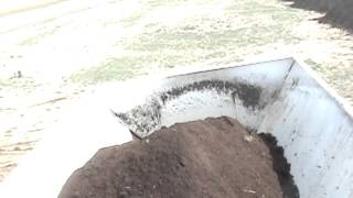 Compost Spreader Getting Loaded up