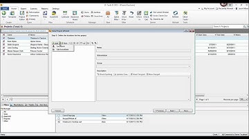 Creating a Project - New Project Wizard