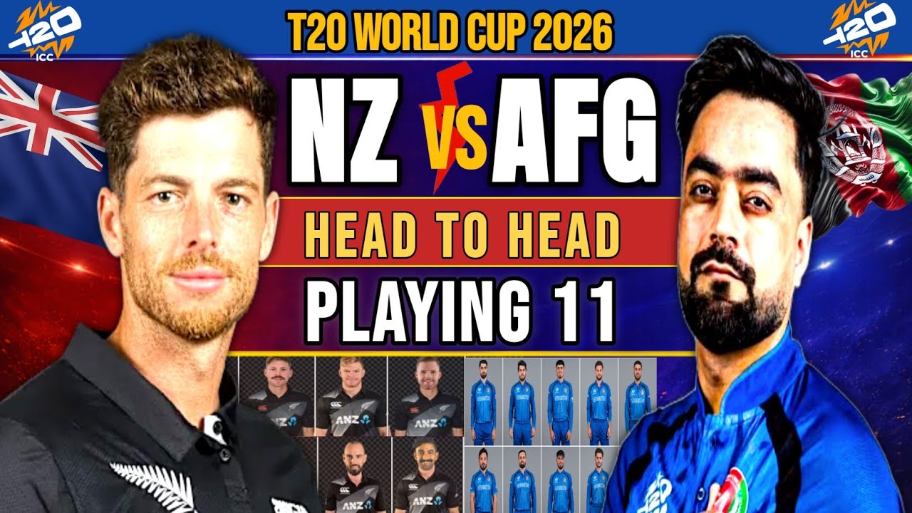 New Zealand vs Afghanistan Playing 11 | NZ vs AFG 2026 | ICC T20 World Cup 2026 Match Preview