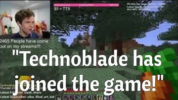 Technoblade joins the Dream SMP for the first time #shorts