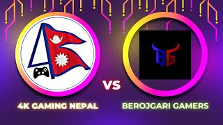 4K Gaming Nepal VS Berojgari Gamers   Same Lobby  Intense Fight  Pubg Mobile
