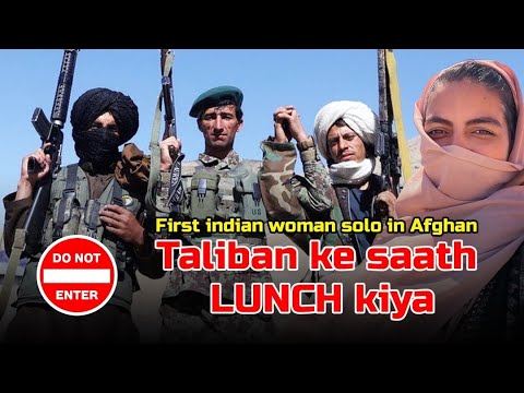 Indian Girl having Lunch with Talibans #afghanistan #kabul