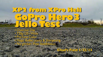 FPV with the XP2 from XPro Heli - GoPro Hero3 Jello Test 120fps