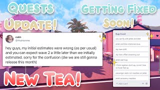 What's HAPPENING With The NEW QUESTS UPDATE! NEW TEA! Royale High Leaks
