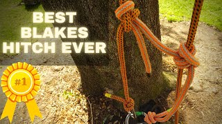 How to Tie a Self Tending Blake's Hitch (Best Blake's Hitch System)