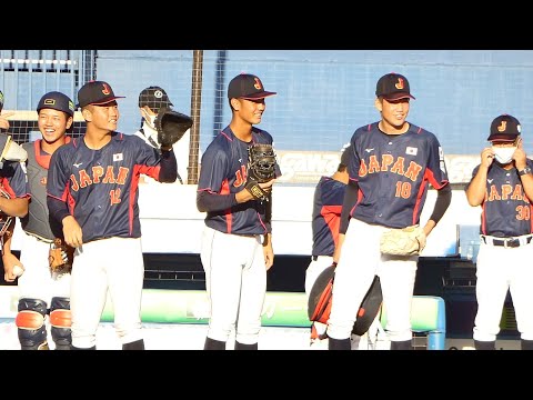 【レア】【入手困難】U18侍ジャパン対大学代表 U18高校ユニ ミズノ 壮行試合 侍ジャパンU-18壮行試合 高校日本代表 vs 大学日本代表 始球式