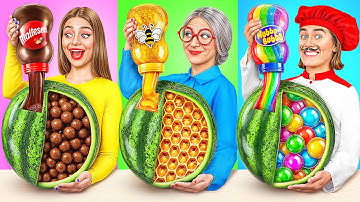 Me vs Grandma Cooking Challenge | Funny Food Challenges by TeenDO