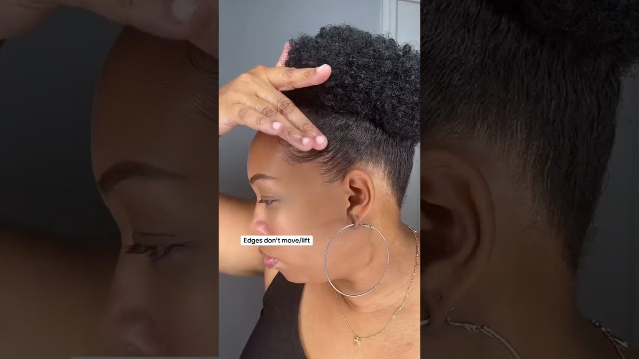 Viral Edge Control Best For 4C Hair Natural Hairstyles