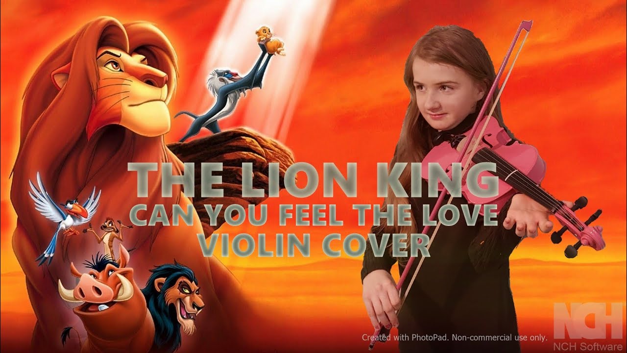 THE LION KING - Can you feel the love tonight - Violin Cover - YouTube