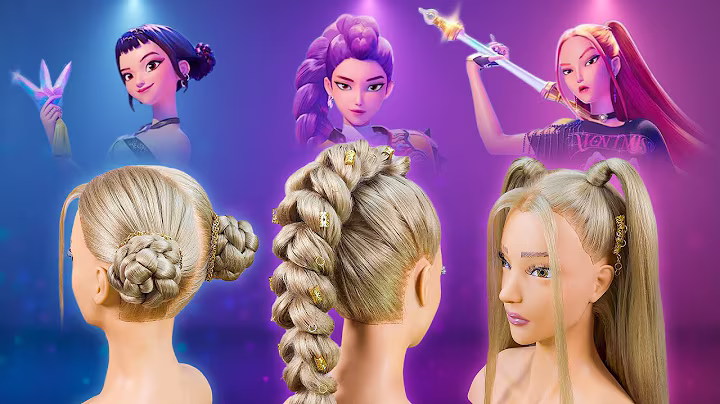 K-Pop Demon Hunters Hair Tutorials - How To Do Rumi's Braid and More!