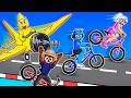 BMX vs GIANT PLANES in GTA 5..