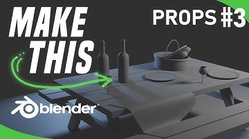 MAKE A PICNIC SCENE IN BLENDER - PART 3