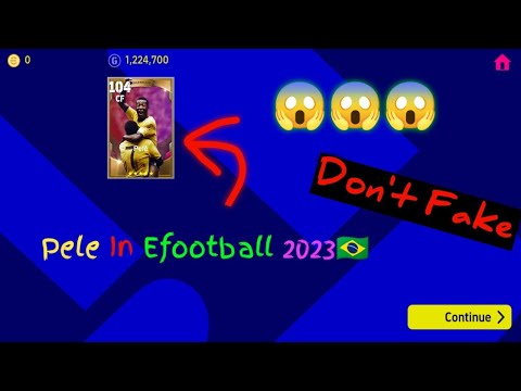 How to Get Pele in efootball 2023 90% Working || PES MOBILE || #football#brazil#efootball#pele