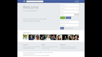 Facebook clone script in PHP