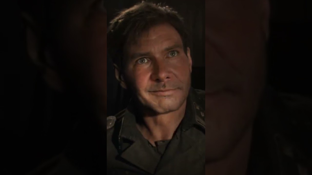 Indiana Jones and the Dial of Destiny movie mistake de-aged Indy speaks in his current older voice