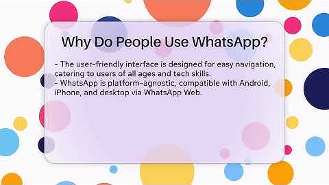 Why Do People Use WhatsApp? - Everyday-Networking