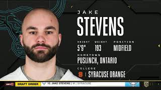 PLL Collegiate Draft: Jake Stevens