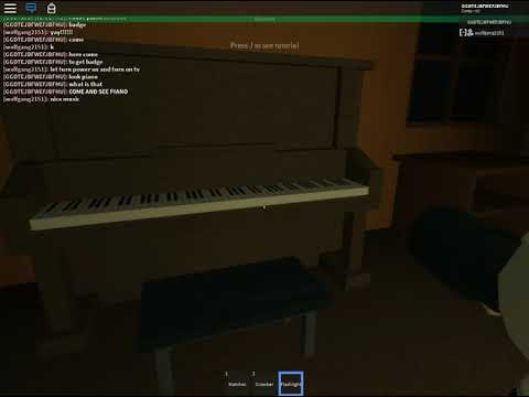 Alone In A Dark House Piano Youtube - alone in a dark house roblox piano code