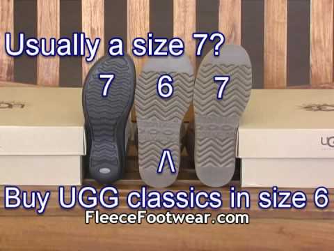 ugg sizing