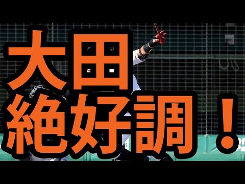 大田泰示「力を入れなくても芯に当たれば飛ぶ」