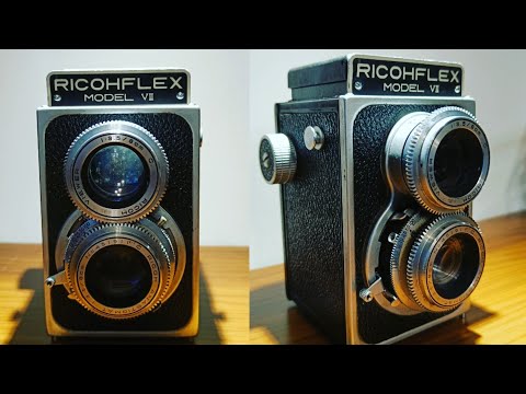 Ricohflex Japan Twin Lens 1950s Vintage/Antique Camera Unboxing