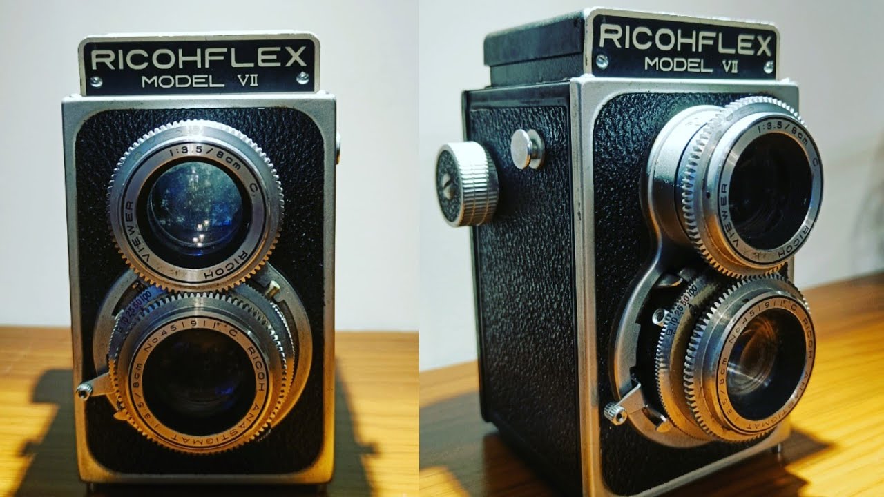 Ricohflex Japan Twin Lens 1950s Vintage/Antique Camera Unboxing