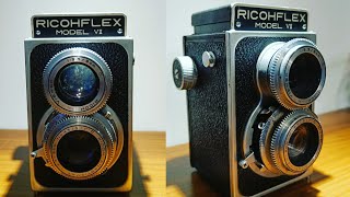 Ricohflex Japan Twin Lens 1950s Vintage/Antique Camera Unboxing