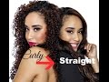How to Straighten Curly Hair| Part1