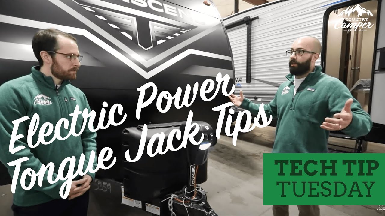 Electric Power Tongue Jack Operation & Override Tips Country Camper