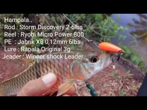 Rell Ryobi Micro Power 800 casting Hampala