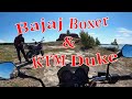 Bajaj Boxer 150 и KTM Duke 620. Покатушки. Пруд Камбулат. 06.06.2021 г.