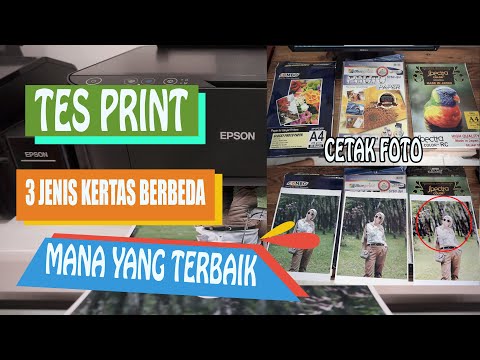 Video: Kertas Foto Untuk Printer (26 Foto): Untuk Printer Inkjet Dan Laser. Mana Yang Lebih Baik? A4 Matt Dan Perekat Diri, Kepadatan Dan Pilihan