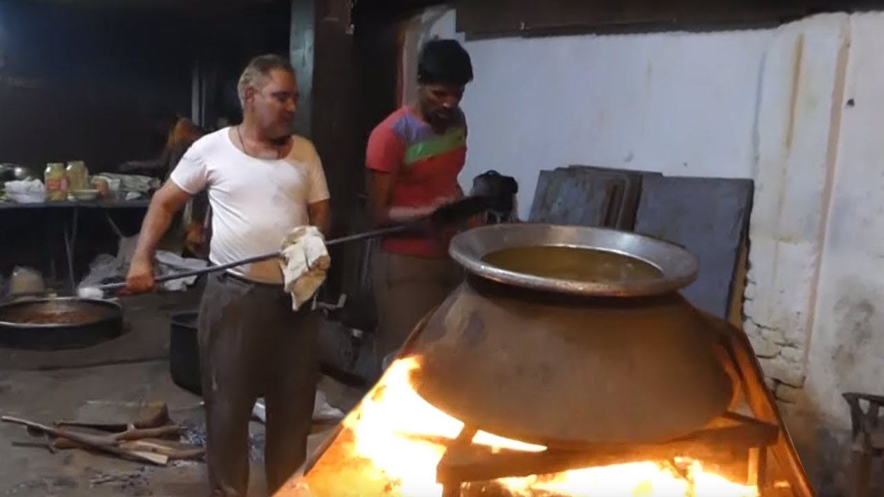 برياني عادي | Hyderabadi Bagara Rice Making for 1000 People - Kiktv Street Food - B1 | KikTV Network