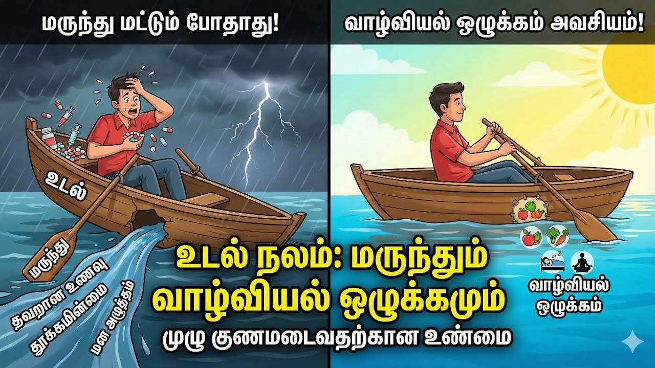 மருந்து மட்டும் உங்களைக் காப்பாற்றாது! முழு ஆரோக்கியத்திற்கான ஒரே வழி.