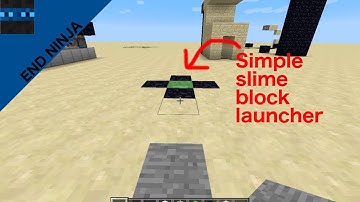 Simple Slime block launcher