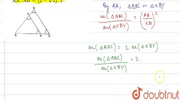 In the given figure, line the segment XY is parallel to side `AC\"of\" Delta ABC` and it divides the