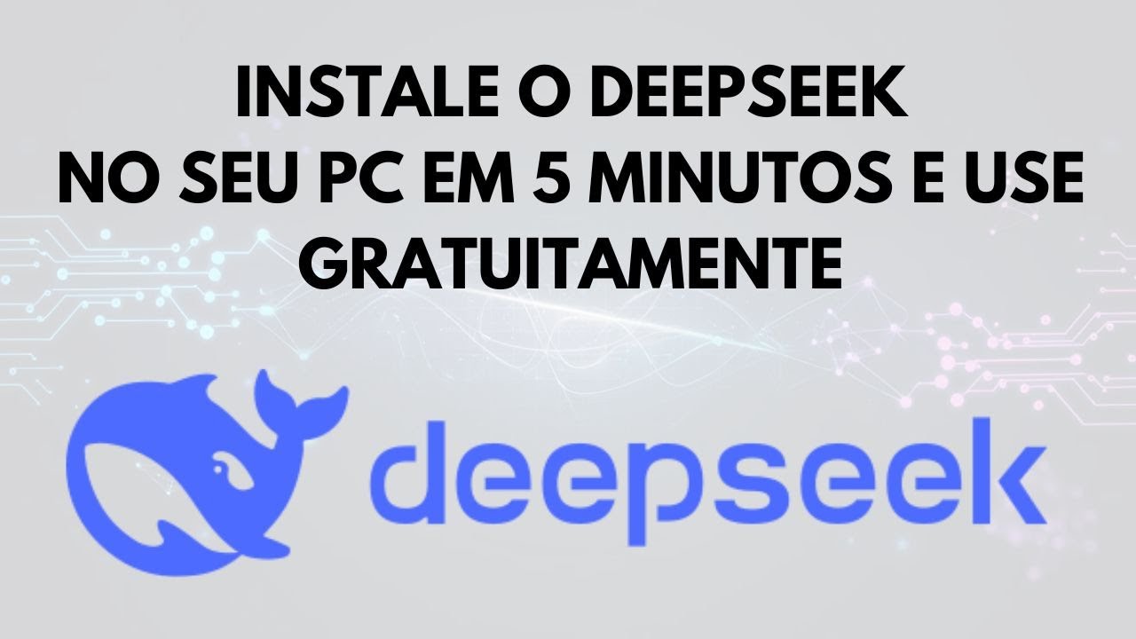 COMO INSTALAR O DEEPSEEK R1 NO SEU PC EM MENOS DE 5 MINUTOS - YouTube