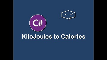 kilojoules to calories in c#