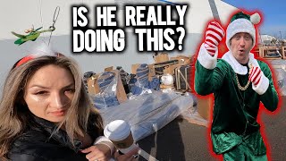 Real Life Storage Wars FIGHT Breaks Out At PALLET AUCTION!