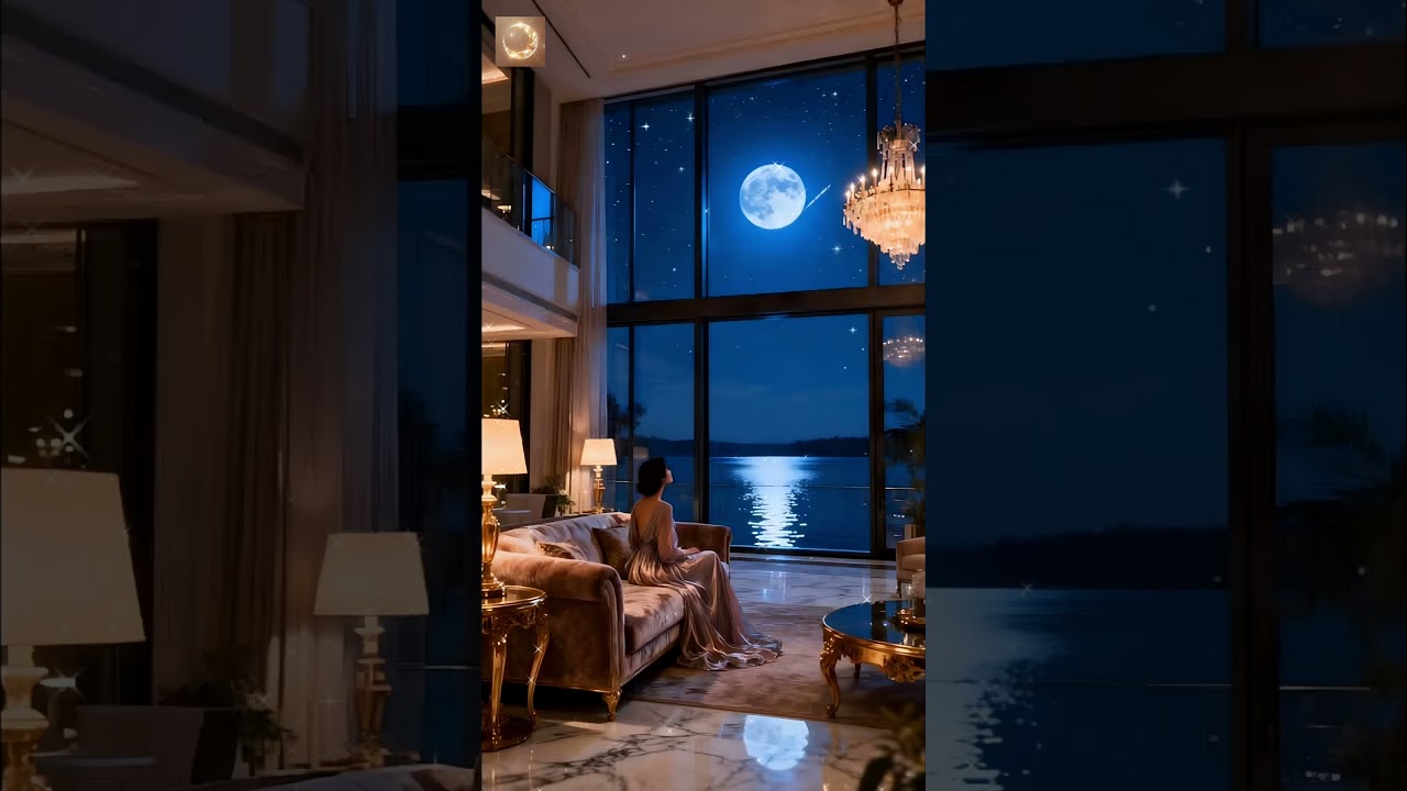 Luxury Moonlight Escape | Ocean Stillness & Soft Jazz Ambience 